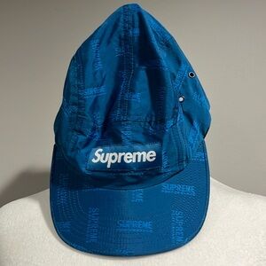 Supreme teal blue baseball cap